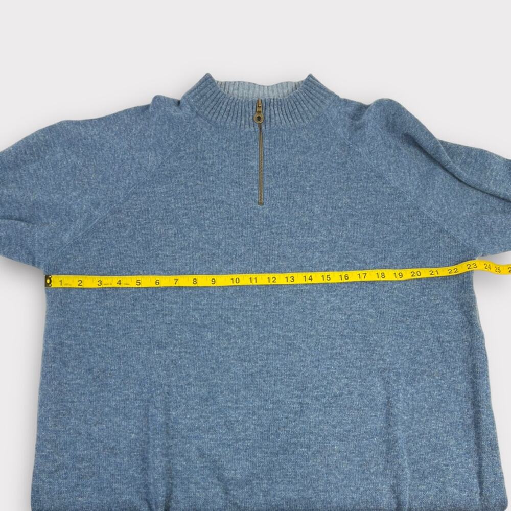 Pendleton Quarter Zip Lambswool Blend Sweatern Si… - image 4